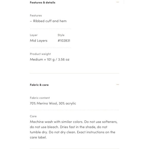 Icebreaker Merino wool turtle neck sweater, Gray/white, Size M D28 - Picture 3 of 13